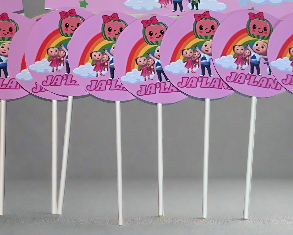 12ct Cupcake toppers