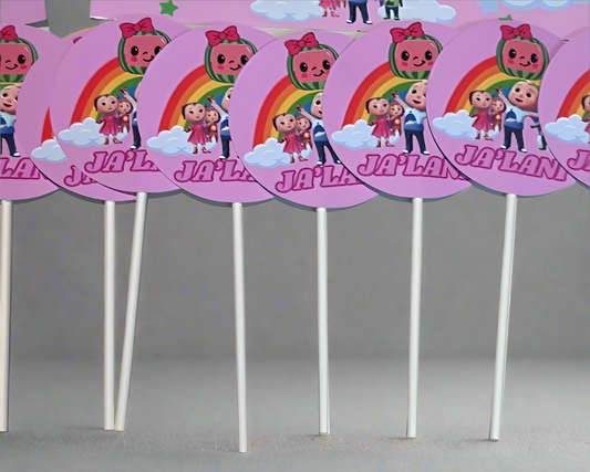 12ct Cupcake toppers