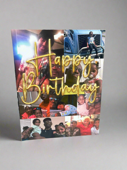 Customized Birthday Card
